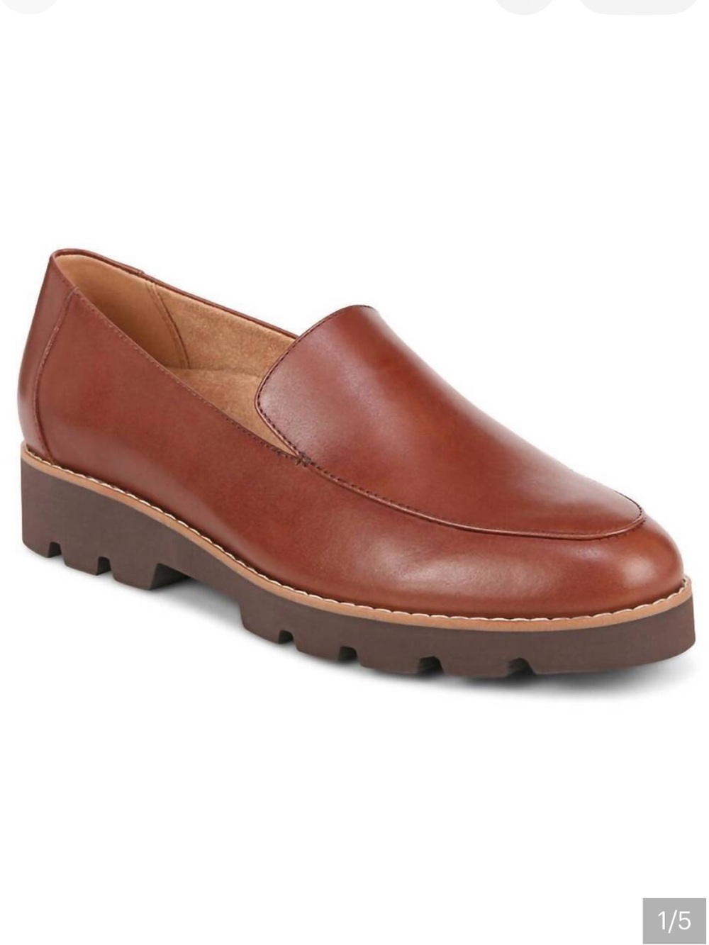 Vionic Kensley Loafers, Brown, Size 9